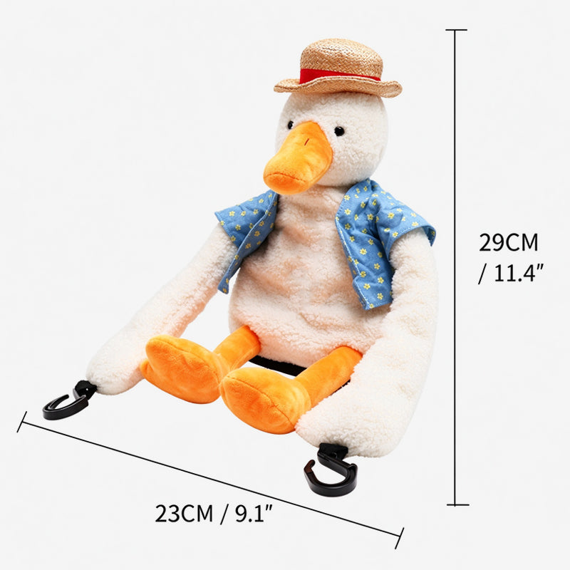 🦆🎅Duck napkin holder — A car napkin holder that hangs from the headrest, with a personal touch
