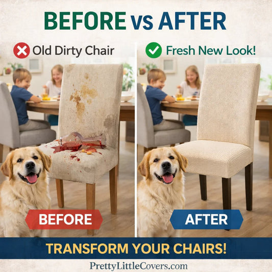 🪑💦Stylish chair covers – give your old chairs a fresh new look!