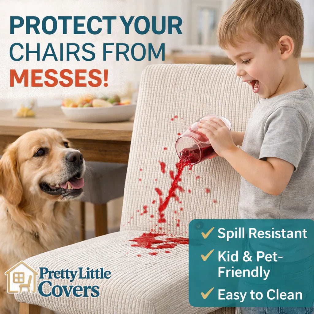 🪑💦Stylish chair covers – give your old chairs a fresh new look!