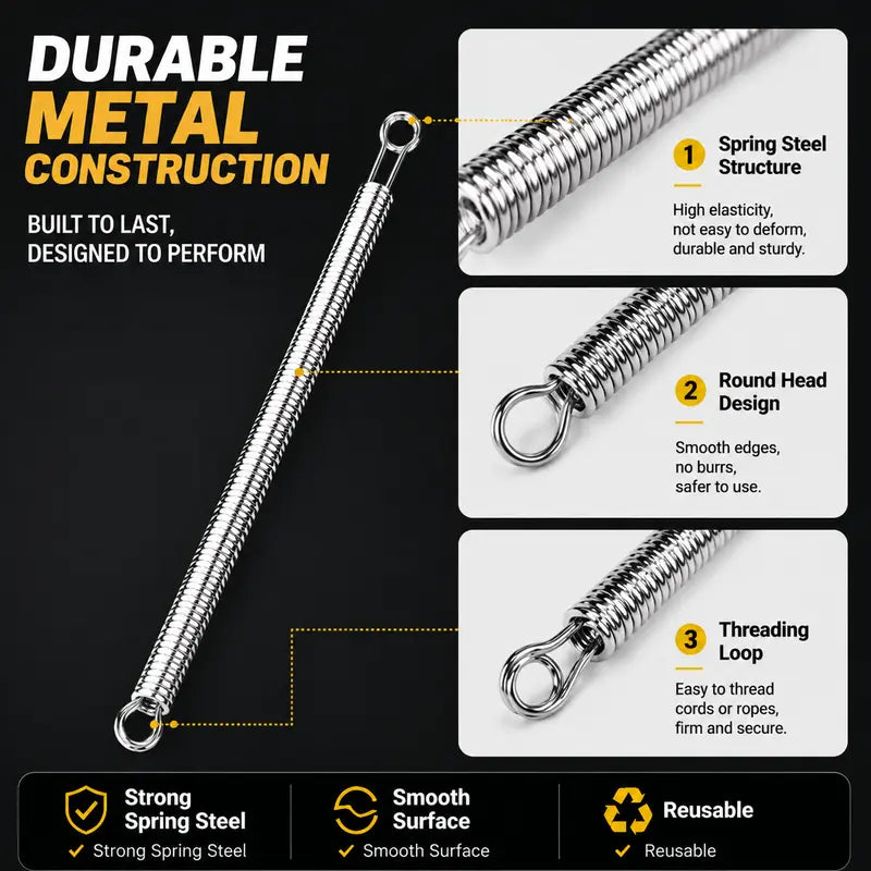 🧵 Flexible String Threading Tool - 5-Piece Stainless Steel String Repair Kit