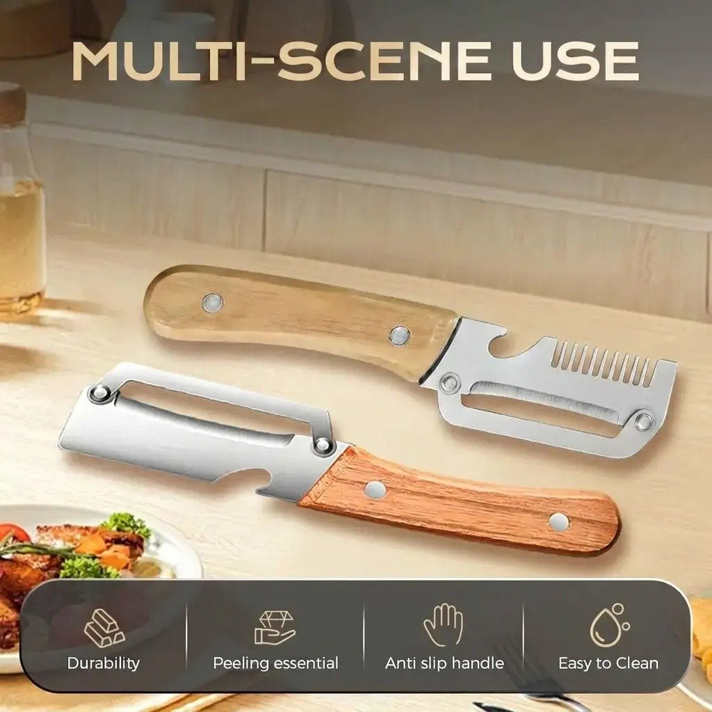 🔥2er-Pack multifunktionale Küchenschäler🥕