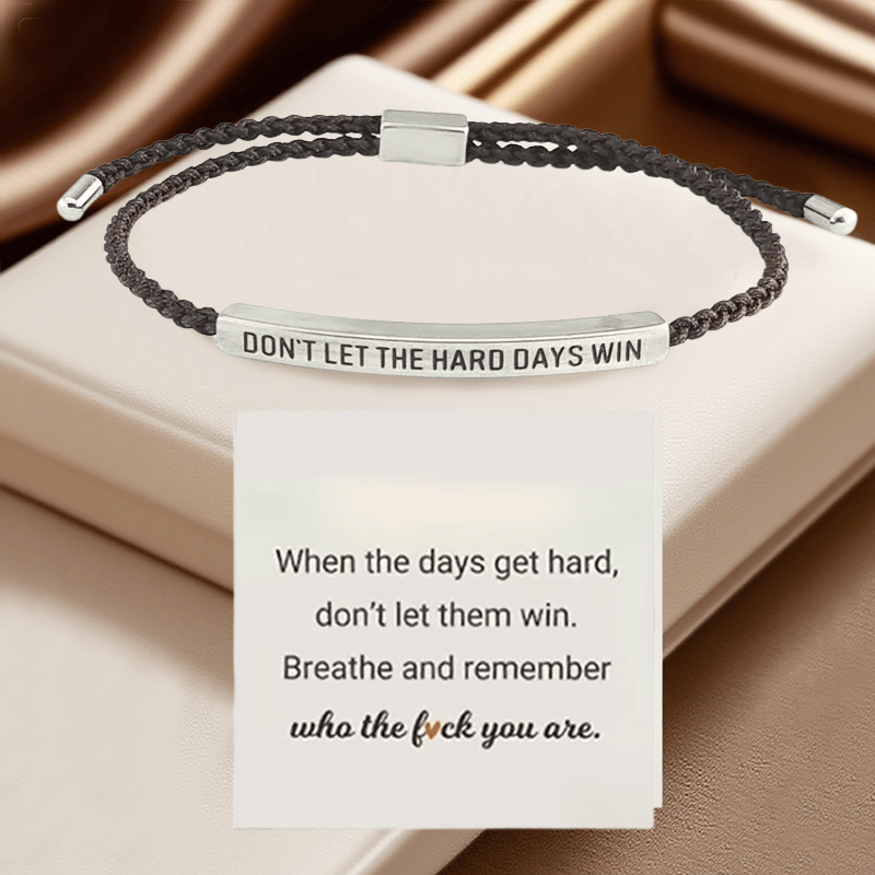 💖Inspirational Bracelet – A Meaningful Reminder To Stay Strong & Keep Going(Buy 2 Free Shipping)