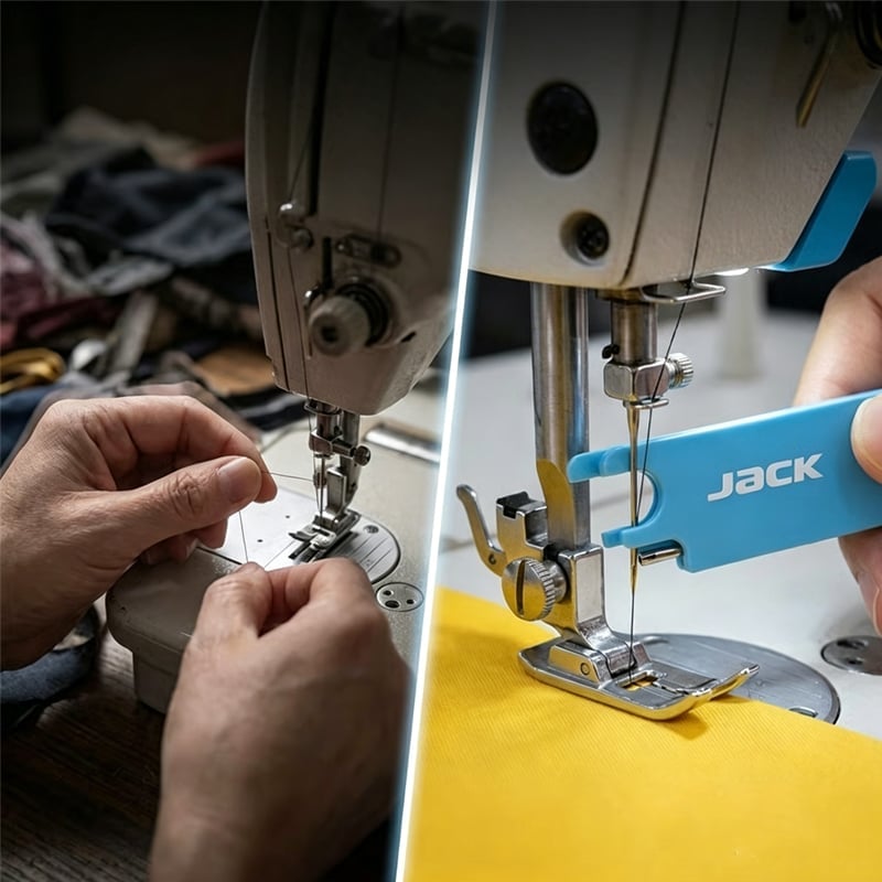 Four-in-one needle threads