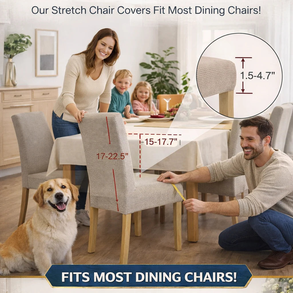 🪑💦Stylish chair covers – give your old chairs a fresh new look!