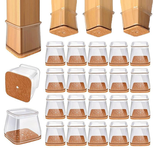 ✨ Universal Rubber Chair Leg Protectors - Suitable for all chair leg shapes, scratch-proof and wear-resistant, the ultimate solution for protecting your floors.