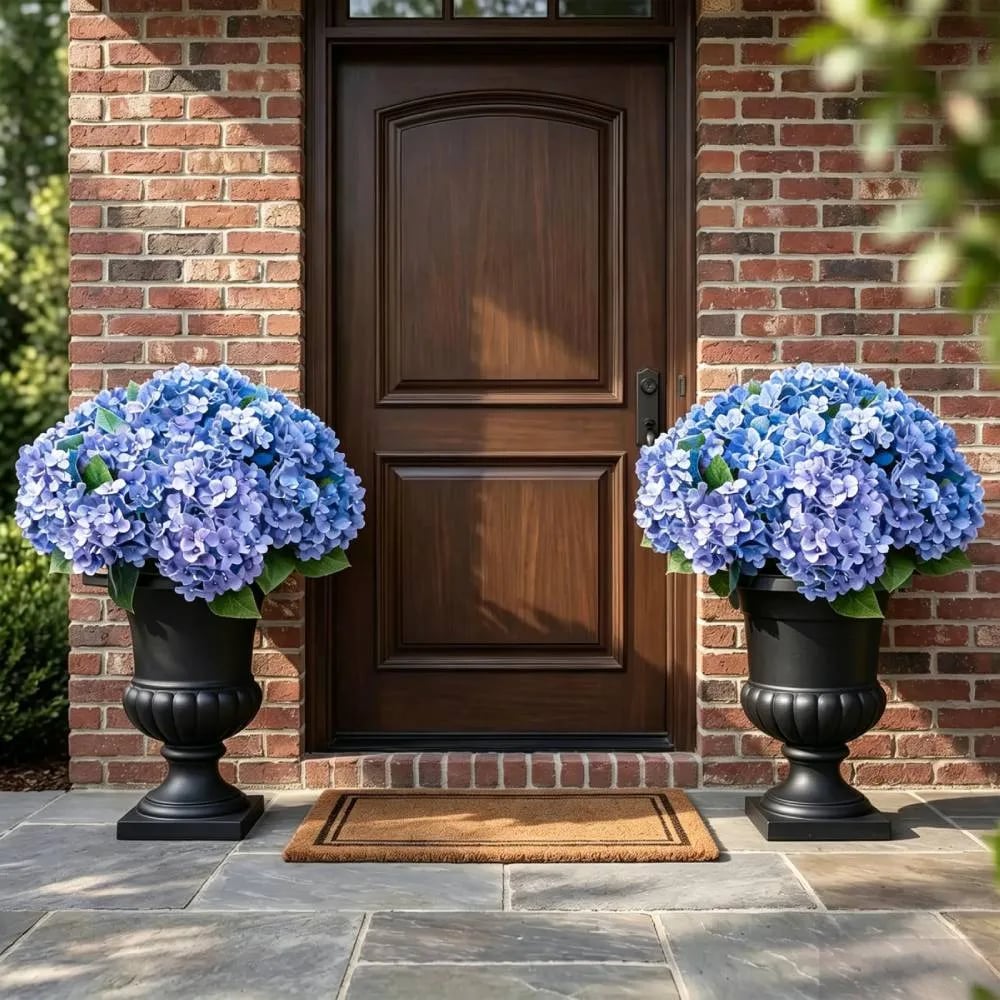 🌼Artificial hydrangeas for outdoor use – UV-resistant, waterproof and windproof💐🌸