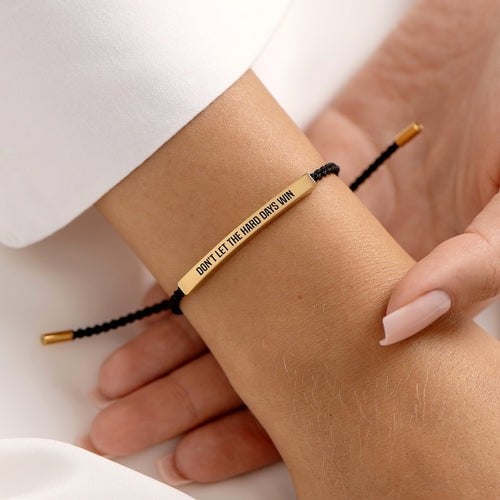 💖Inspirational Bracelet – A Meaningful Reminder To Stay Strong & Keep Going(Buy 2 Free Shipping)