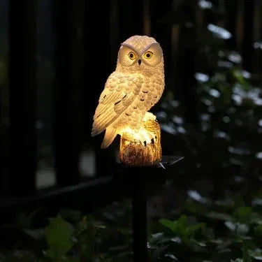 🦉 Light up your garden path today with these solar-powered owl path lights!