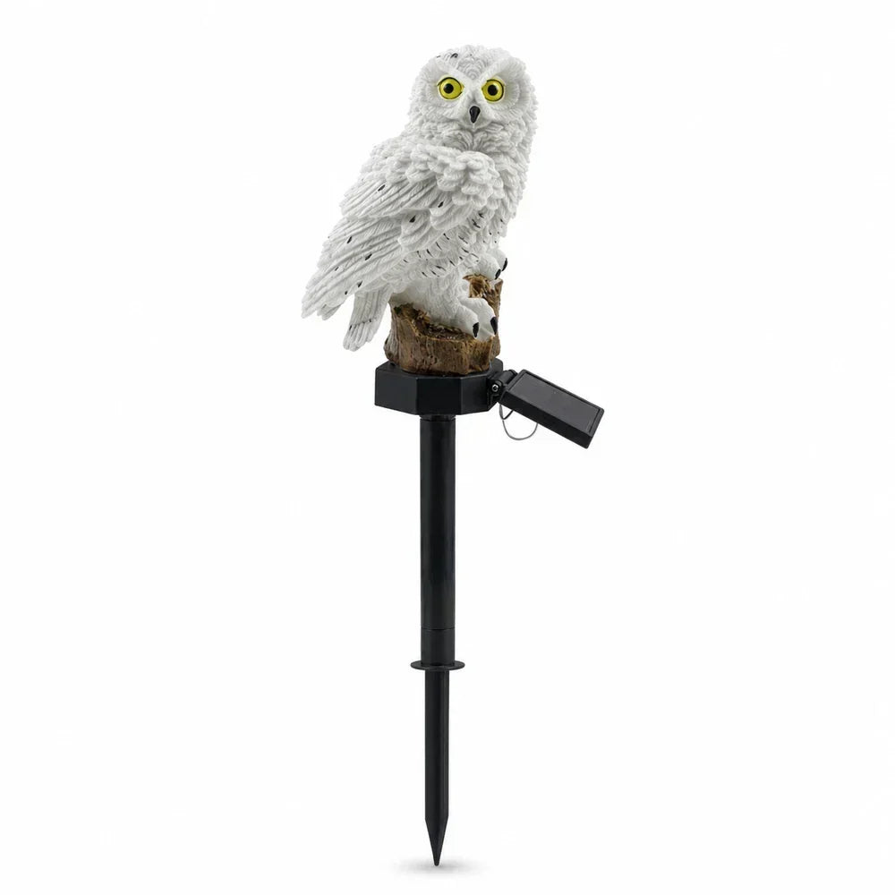 🦉 Light up your garden path today with these solar-powered owl path lights!