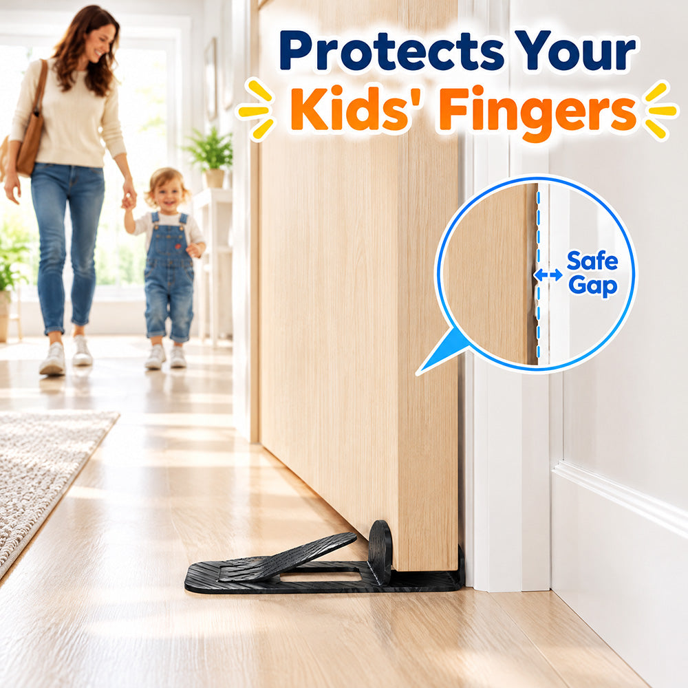🔥🚪Buy 1, get 1 free – extra-thick, non-slip door stop that easily keeps the door in place