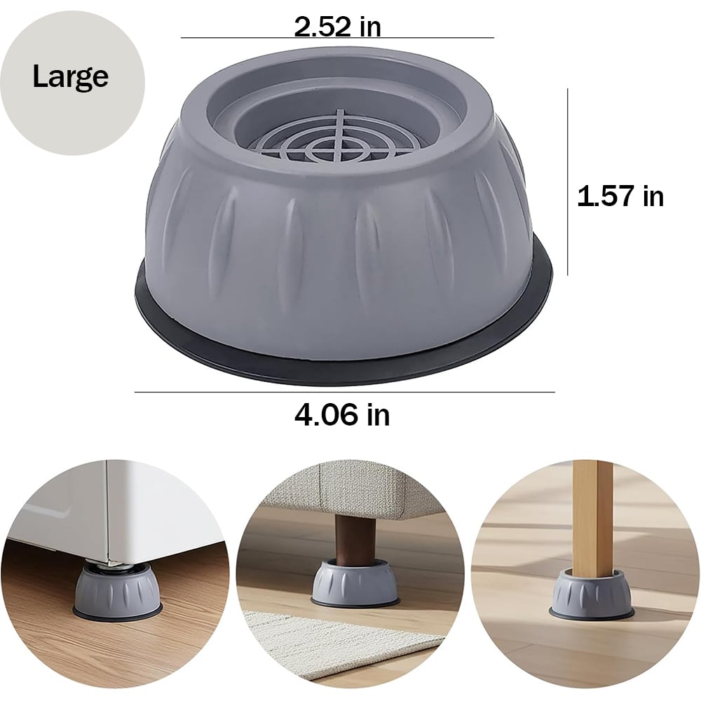 🏠 Vibration-damping pads for washing machine (4 pcs)