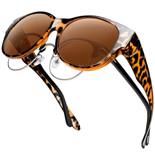 🕶 Neue XL-Cat-Eye-Sonnenbrille mit polarisierenden Gläsern und UV400-Schut