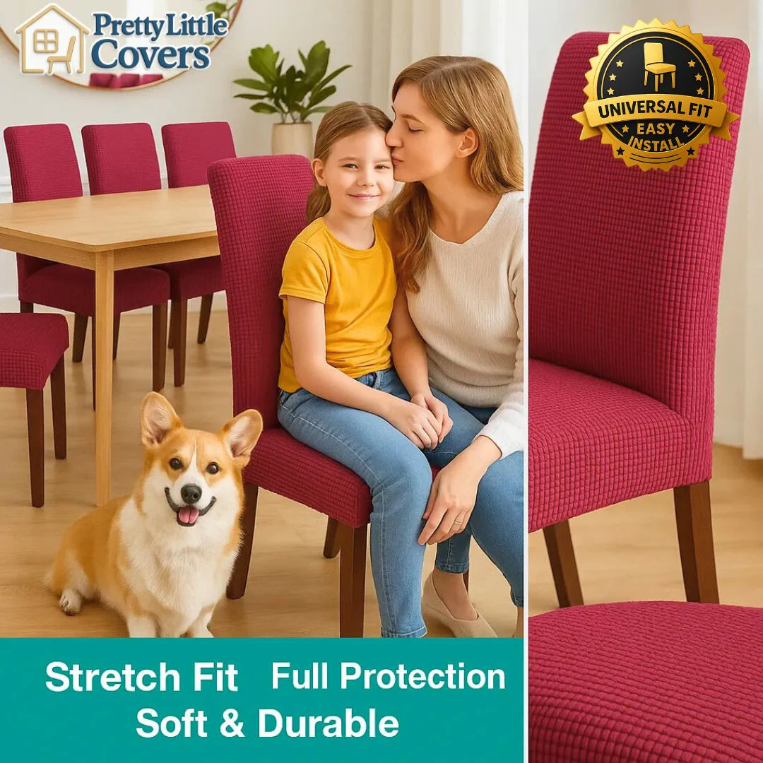 🪑💦Stylish chair covers – give your old chairs a fresh new look!