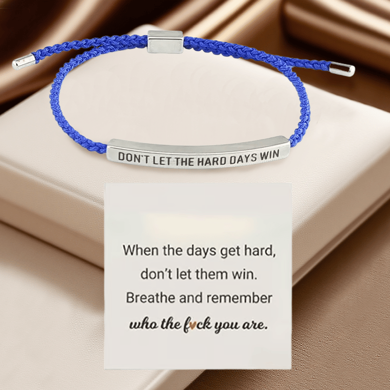 💖Inspirational Bracelet – A Meaningful Reminder To Stay Strong & Keep Going(Buy 2 Free Shipping)