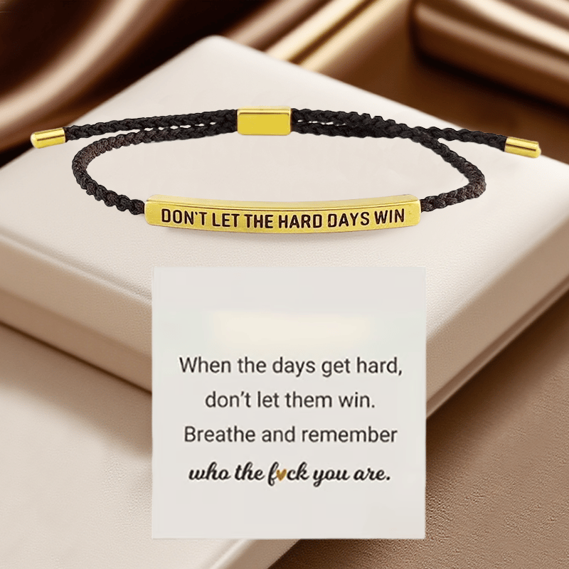 💖Inspirational Bracelet – A Meaningful Reminder To Stay Strong & Keep Going(Buy 2 Free Shipping)