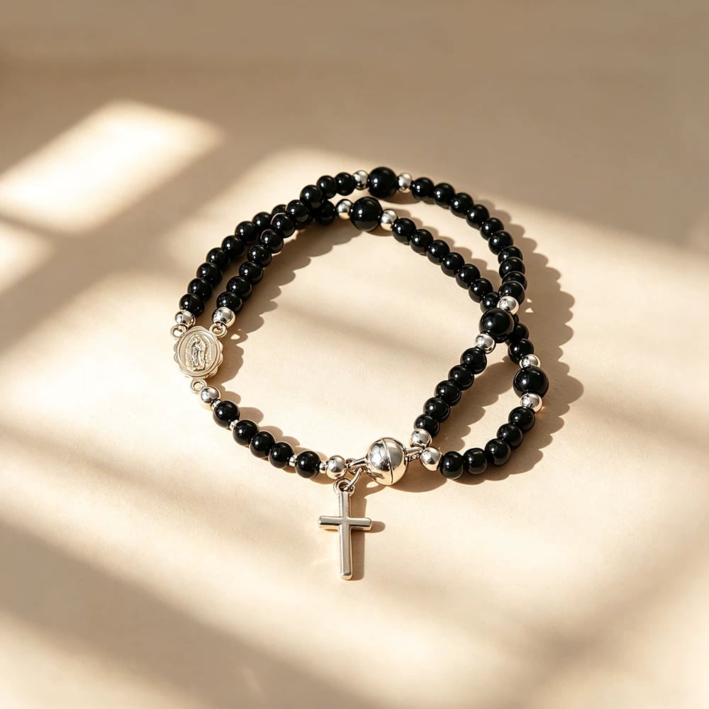🔥 Befristetes Angebot – Die letzten 24 Stunden! 🔥 49 % Rabatt – ✝️ Handgefertigte Rosenkranz-Armbänder 📿