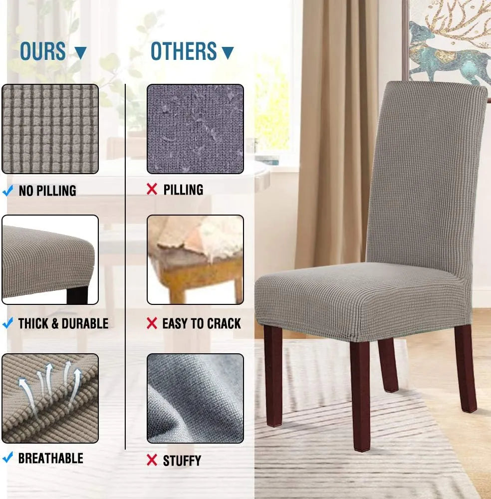 🪑💦Stylish chair covers – give your old chairs a fresh new look!