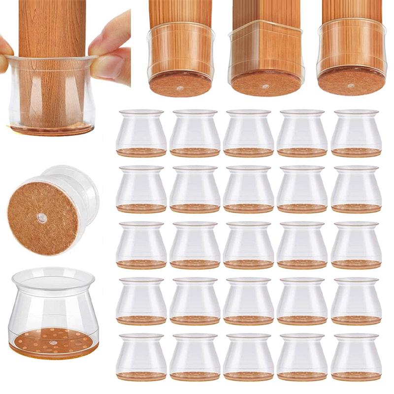 ✨ Universelle Stuhlbein-Schoner aus Gummi – Passend für alle Stuhlbeinformen, kratzfest und verschleißfest, die ultimative Lösung zum Schutz Ihrer Böden.