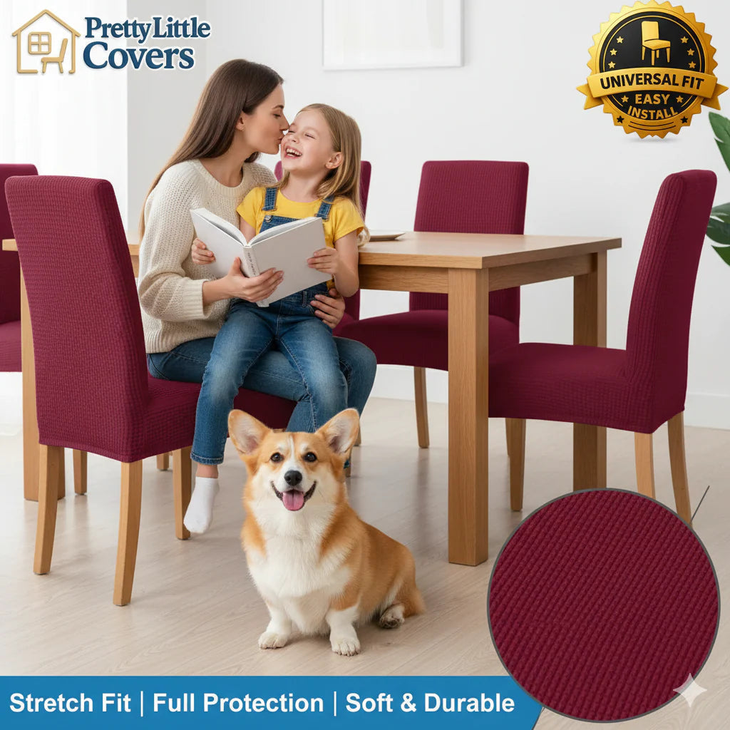 🪑💦Stylish chair covers – give your old chairs a fresh new look!