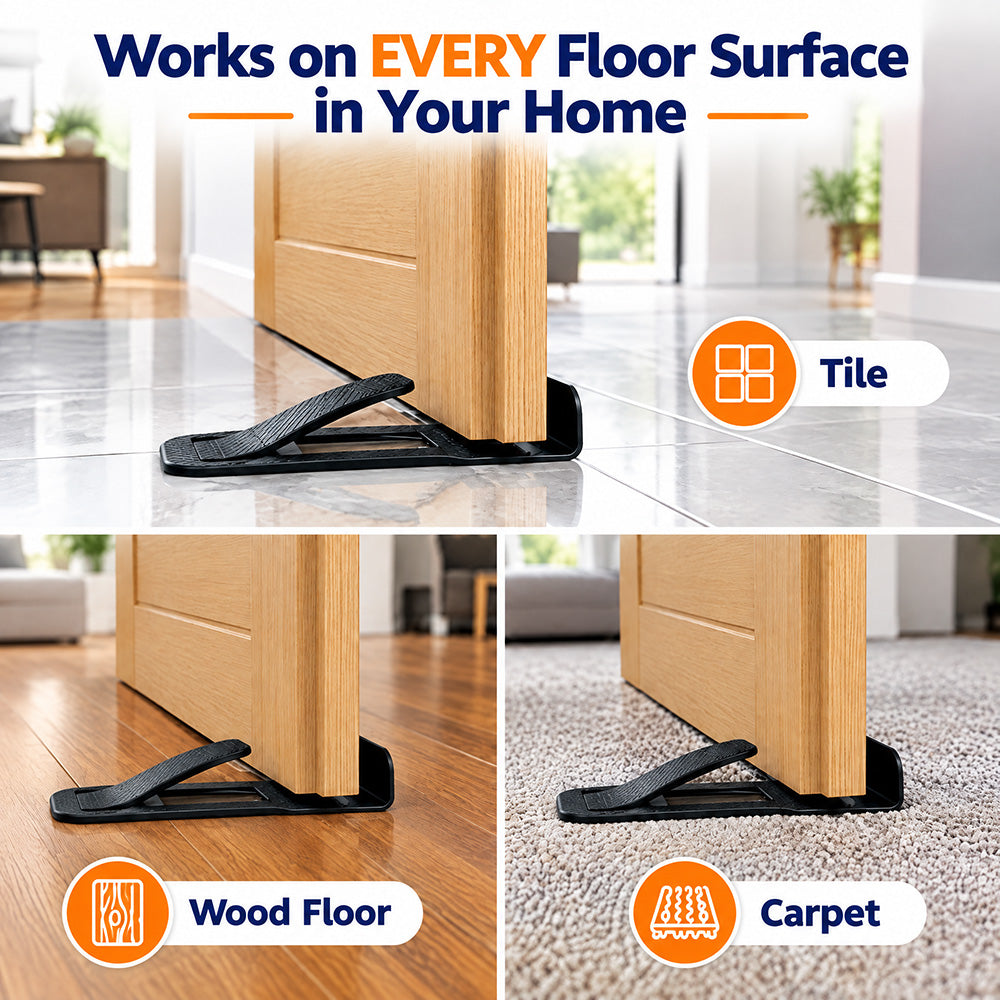 🔥🚪Buy 1, get 1 free – extra-thick, non-slip door stop that easily keeps the door in place