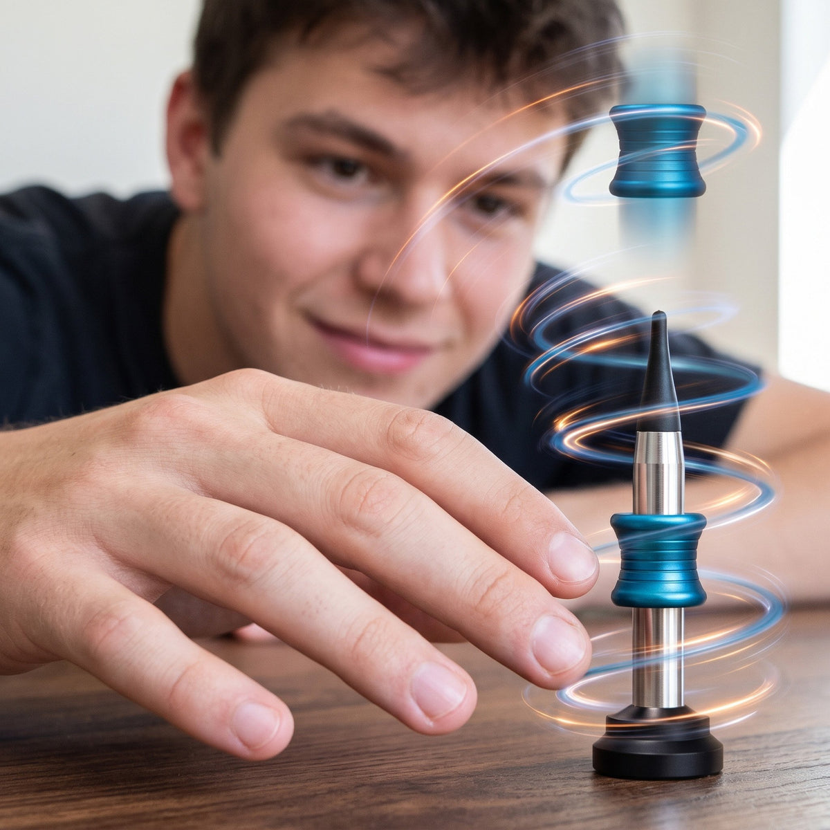BUY 1 GET 1 FREE 🎉Say Goodbye to Desk Stress! 👋Kinetic Desk toy That Performs Impossible Landing