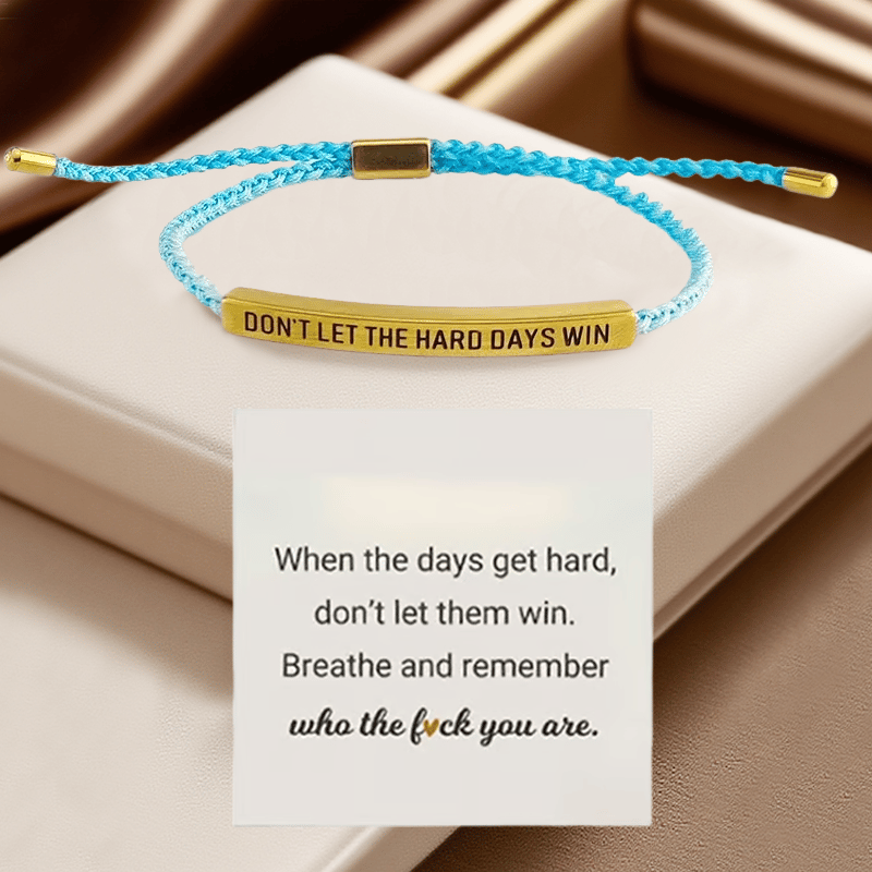 💖Inspirational Bracelet – A Meaningful Reminder To Stay Strong & Keep Going(Buy 2 Free Shipping)