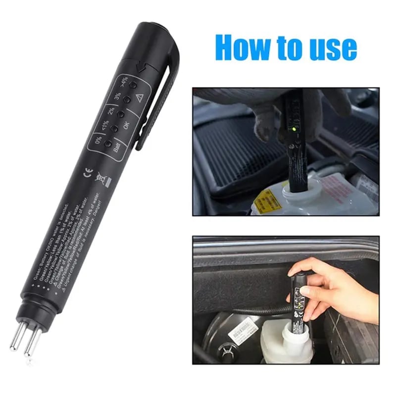🚗 Portable brake fluid test pen, for DOT 3 / DOT 4 / DOT 5.