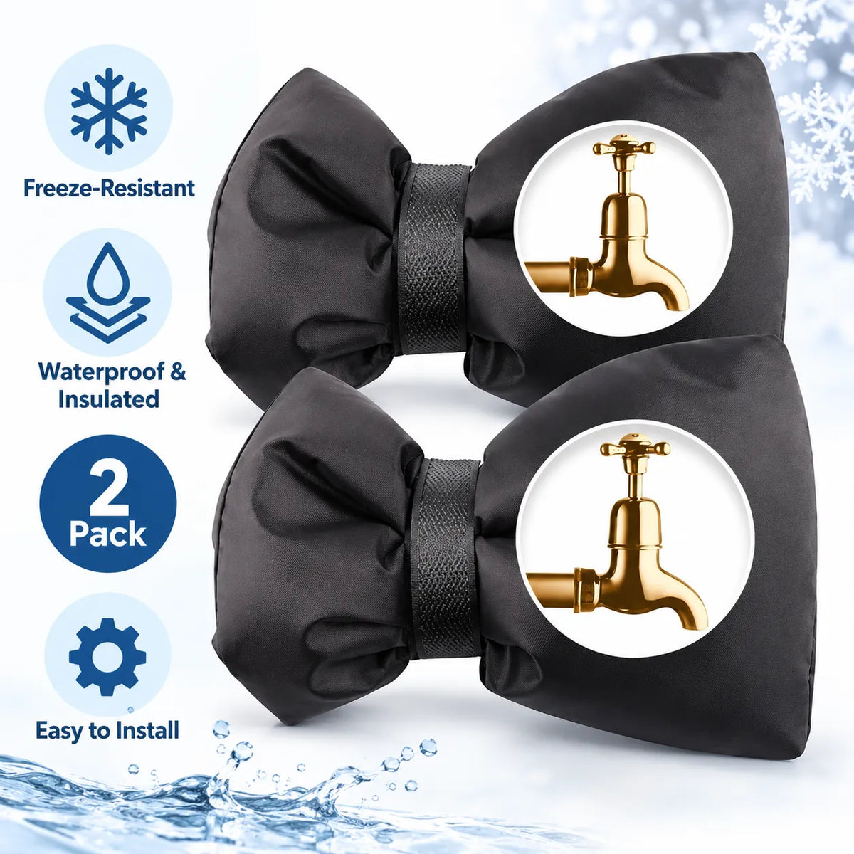 Outdoor Faucet Freeze Protection Socks