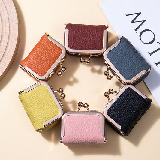 Mini jewelry boxes made of genuine leather
