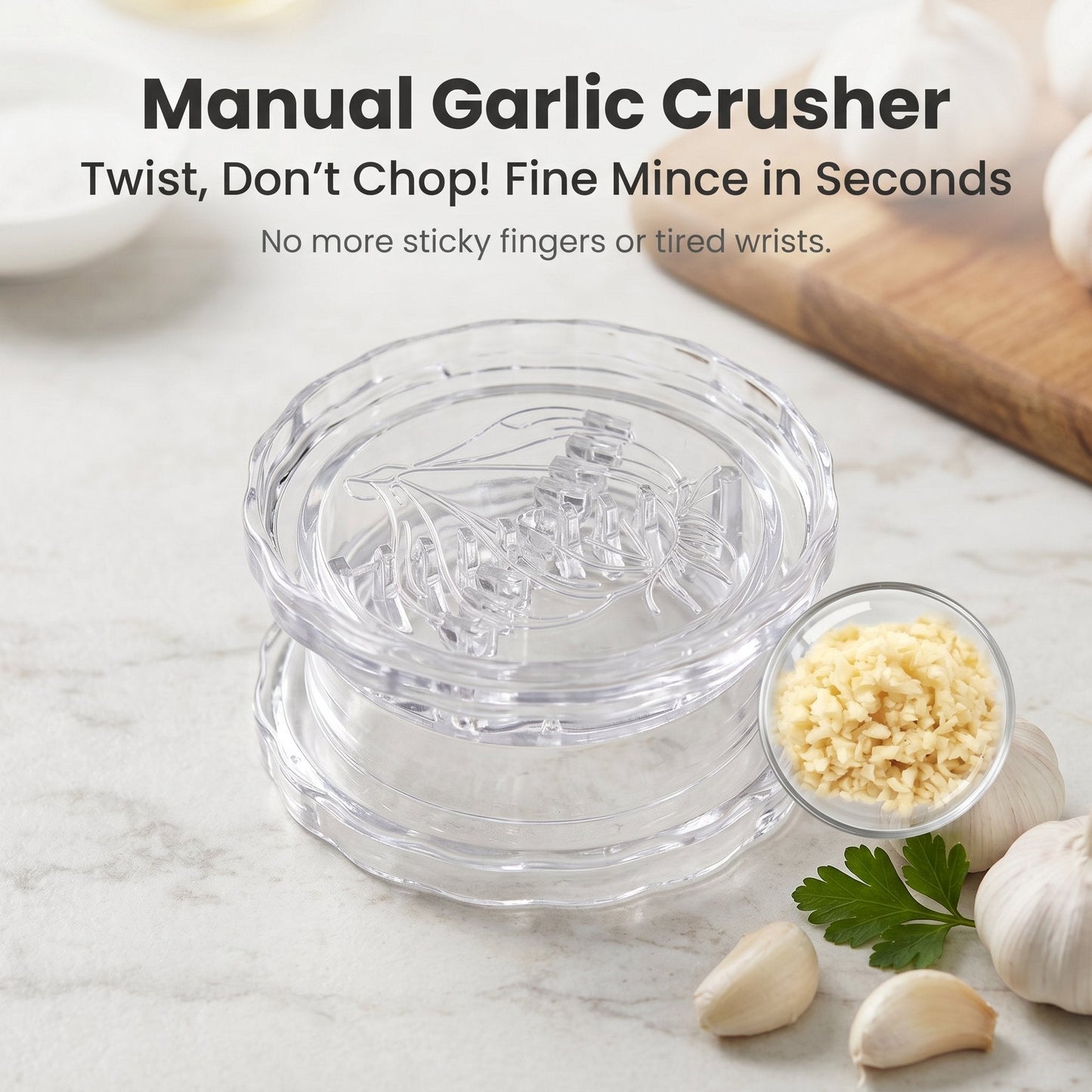 🎁 Hot Sale 49% OFF 🔥 Manual Garlic Twister & Masher