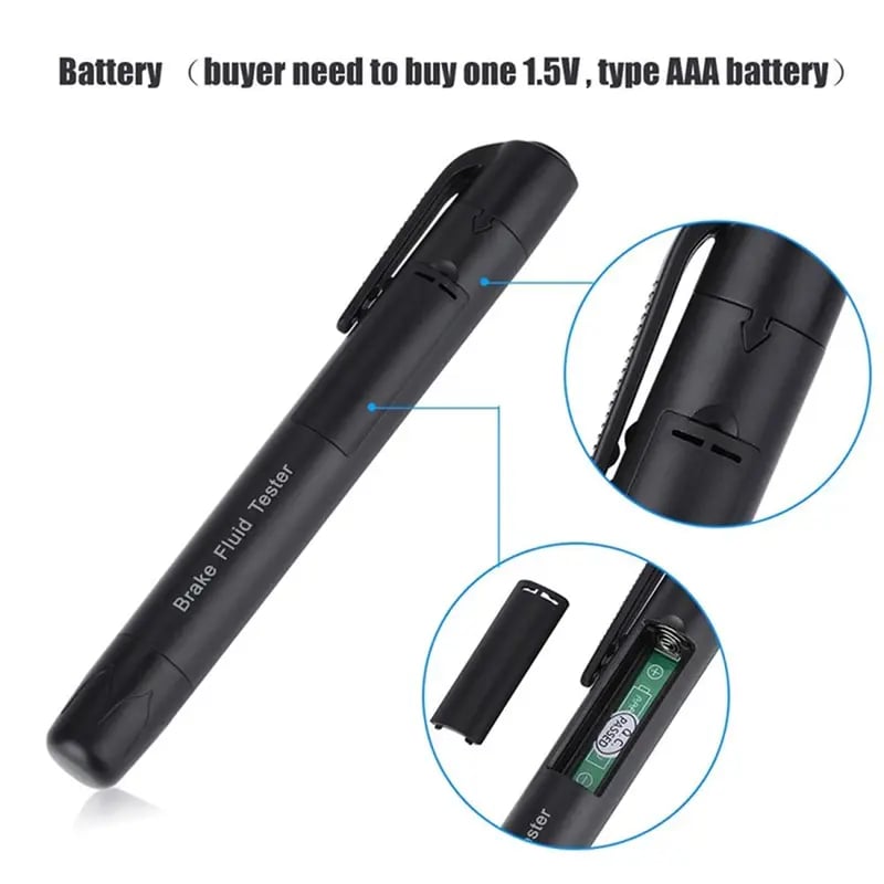 🚗 Portable brake fluid test pen, for DOT 3 / DOT 4 / DOT 5.