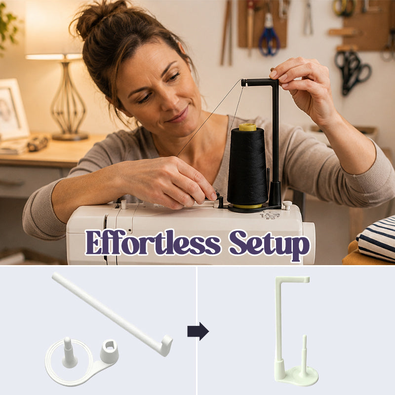 🧵Sewing machine upper bobbin holder – vertical stand for large bobbins