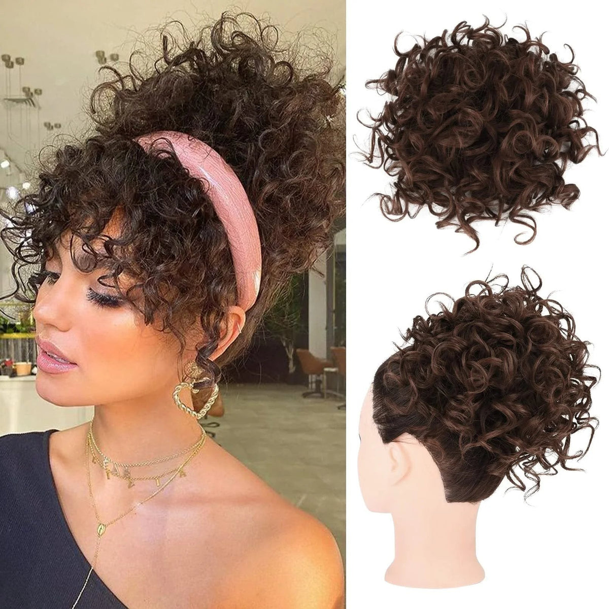 ⏰Lace-up wig
