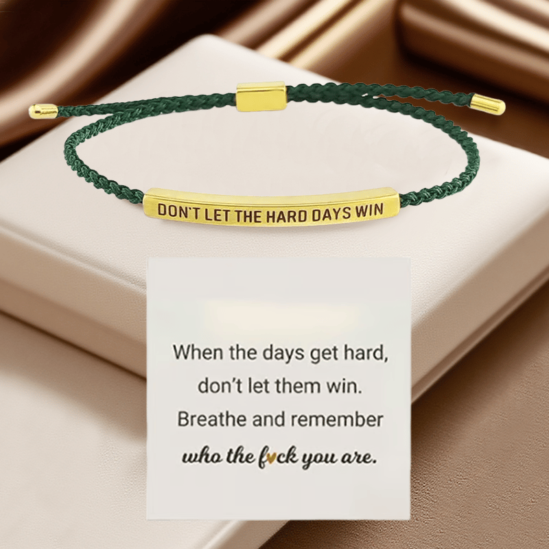 💖Inspirational Bracelet – A Meaningful Reminder To Stay Strong & Keep Going(Buy 2 Free Shipping)