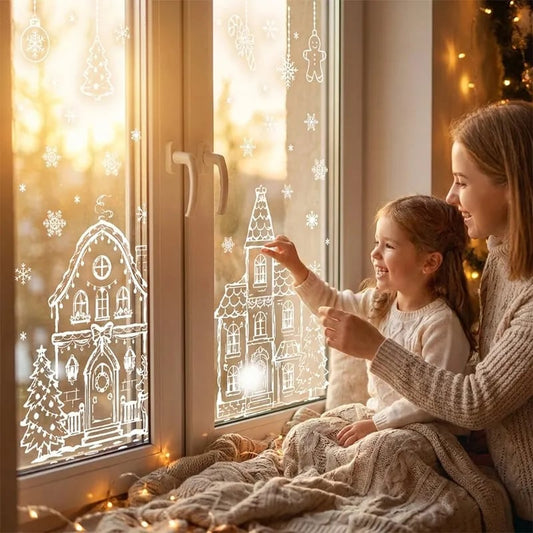 ❄️🎅Christmas Window Static Sticker Set
