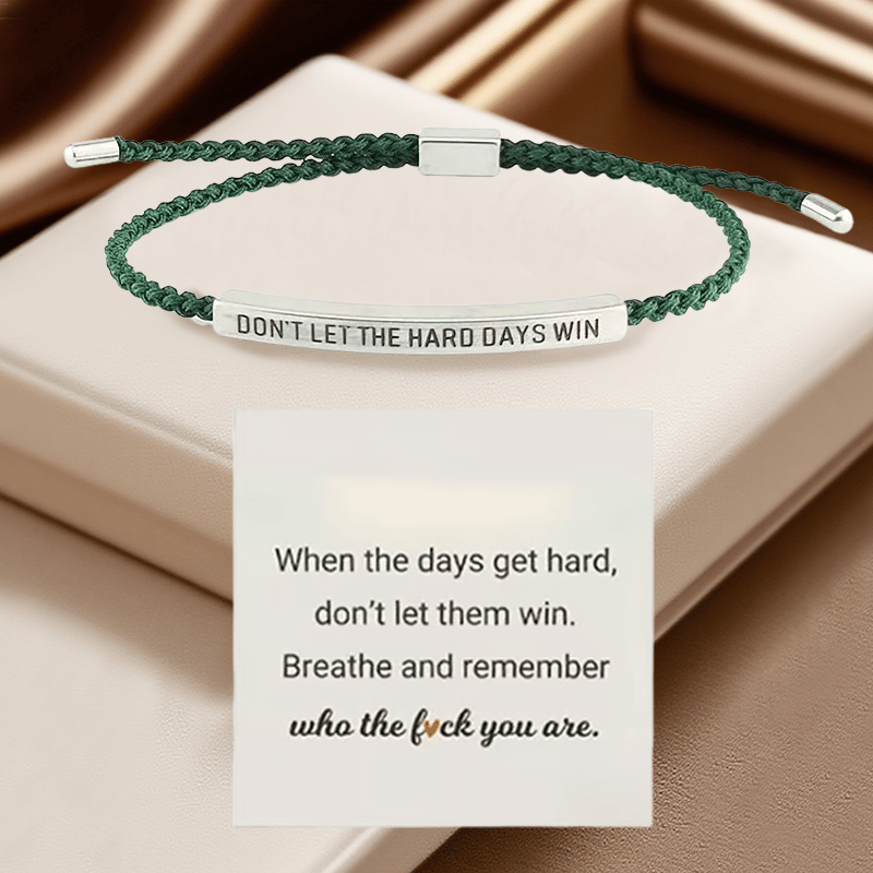 💖Inspirational Bracelet – A Meaningful Reminder To Stay Strong & Keep Going(Buy 2 Free Shipping)