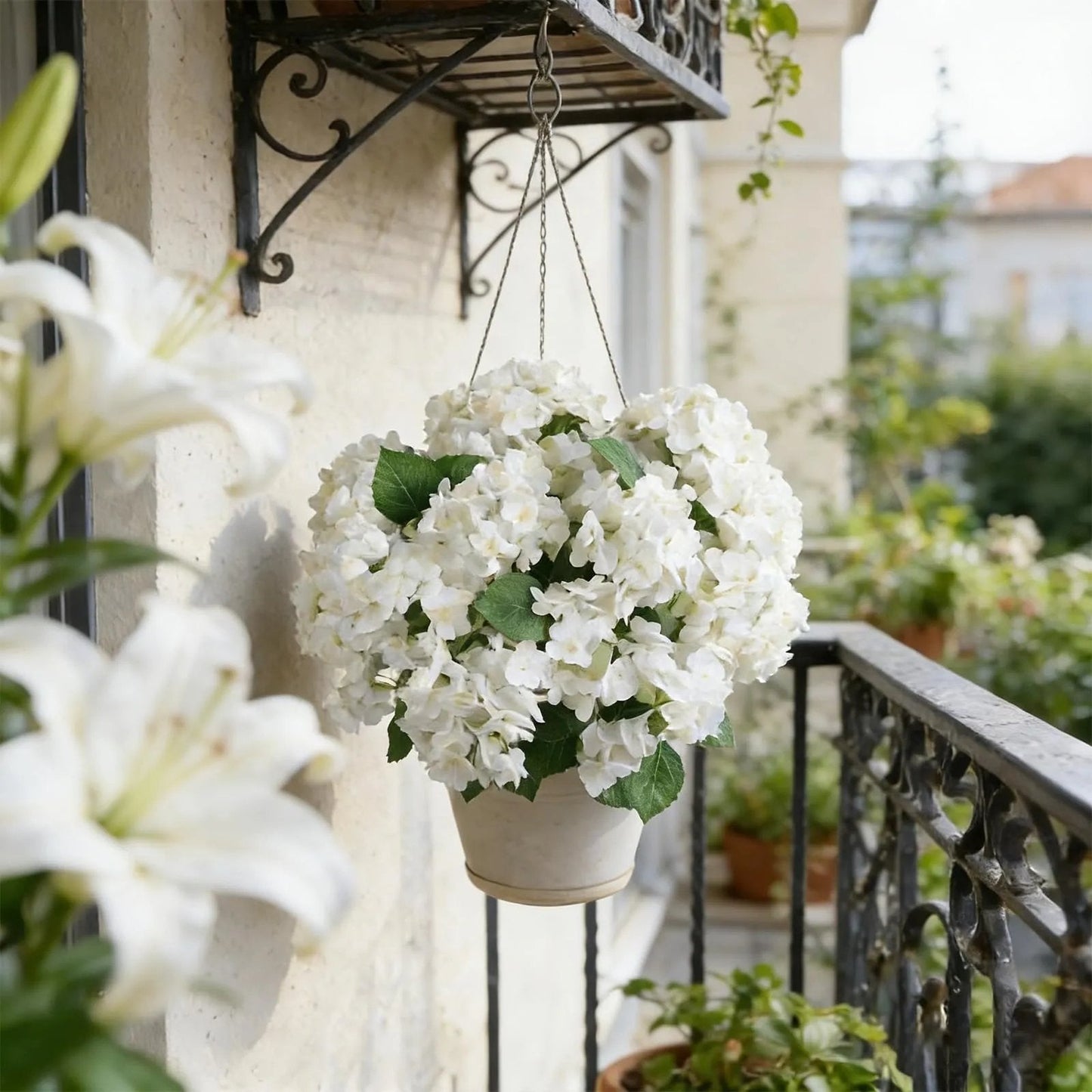 🌼Artificial hydrangeas for outdoor use – UV-resistant, waterproof and windproof💐🌸
