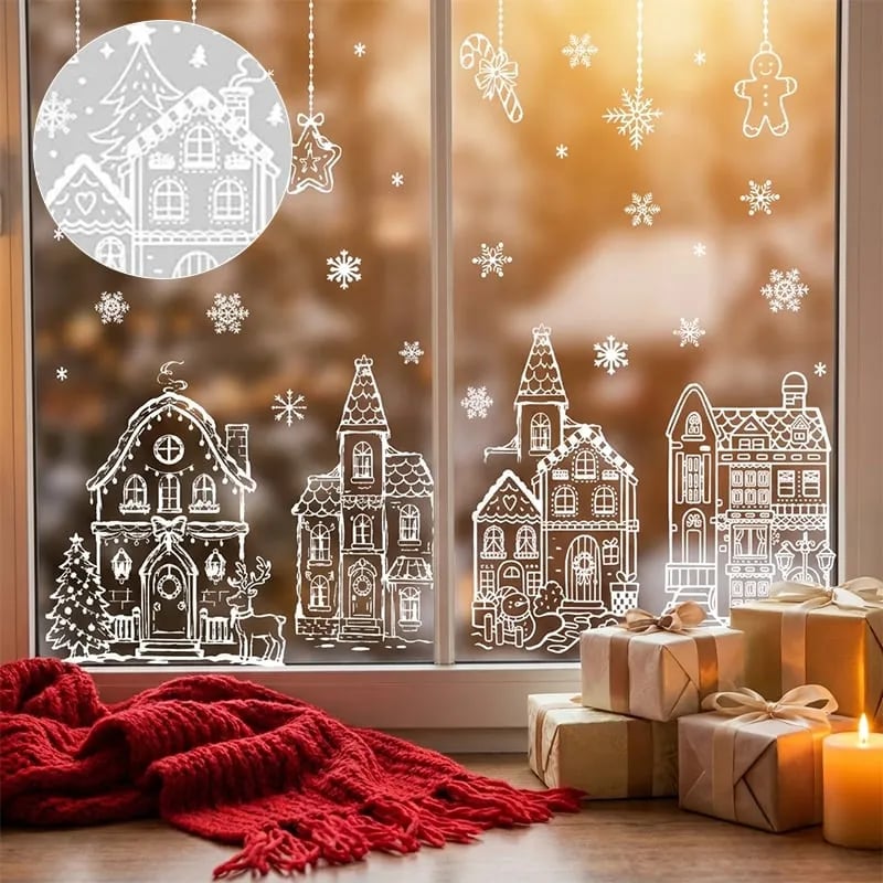 ❄️🎅Christmas Window Static Sticker Set
