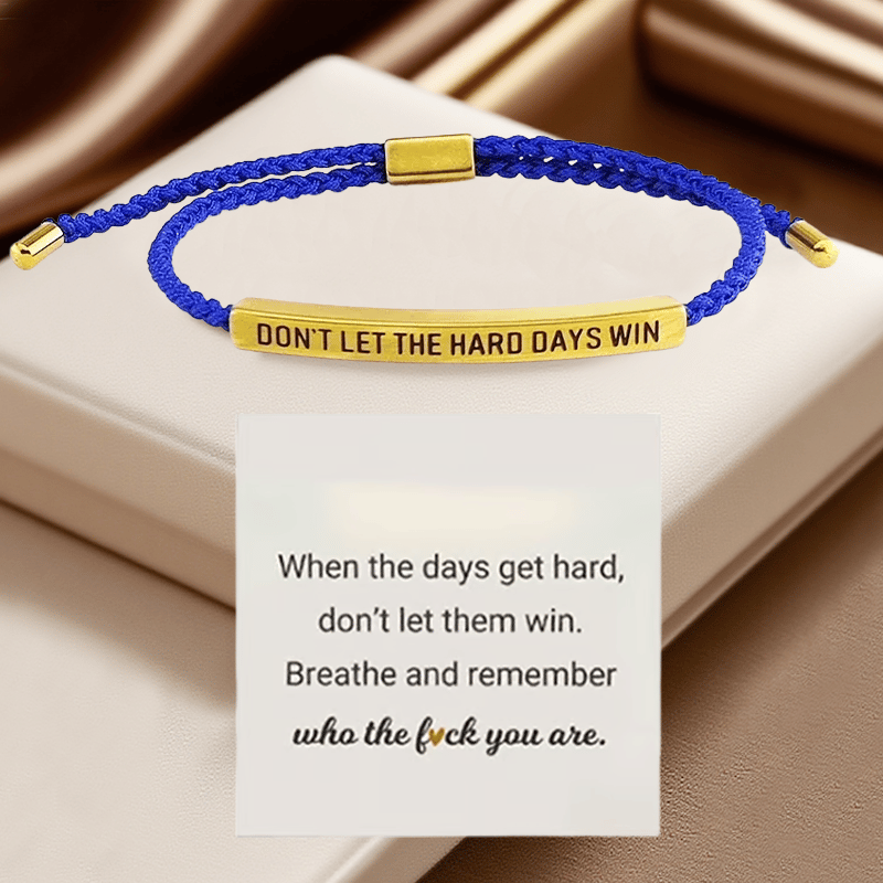 💖Inspirational Bracelet – A Meaningful Reminder To Stay Strong & Keep Going(Buy 2 Free Shipping)