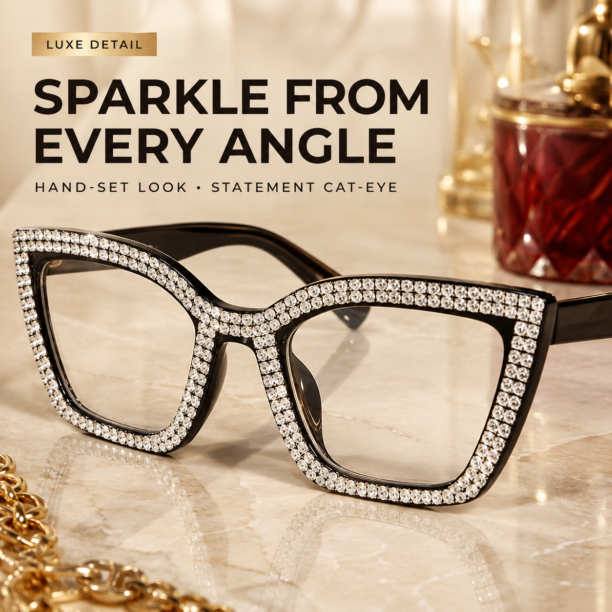 🕶️Cat-eye reading glasses with blue light protection