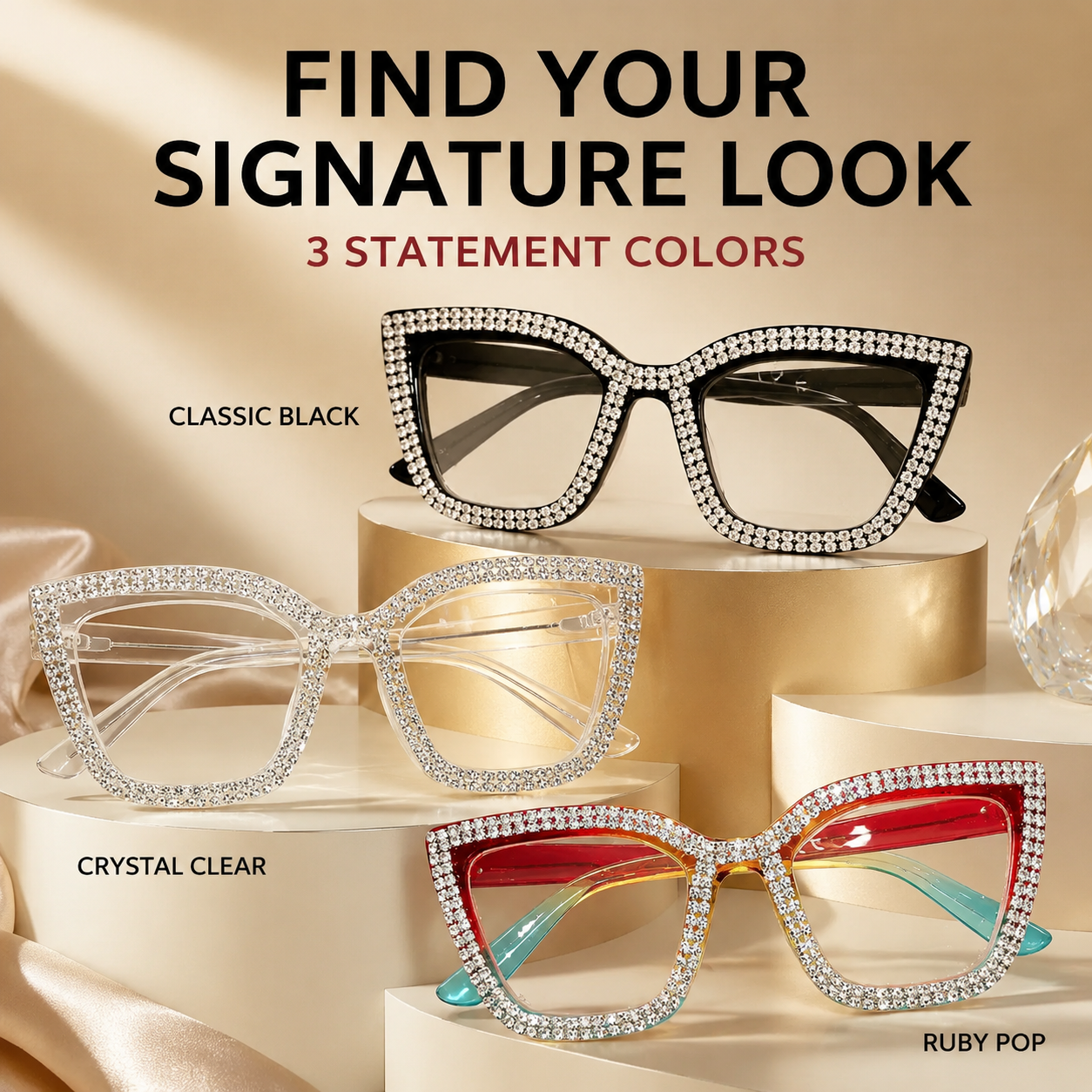 🕶️Cat-eye reading glasses with blue light protection