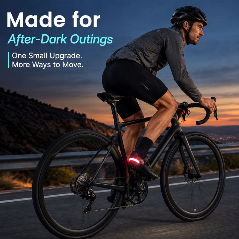 🏃‍♂️LED heel lights for shoes – Visibility lights for running and walking