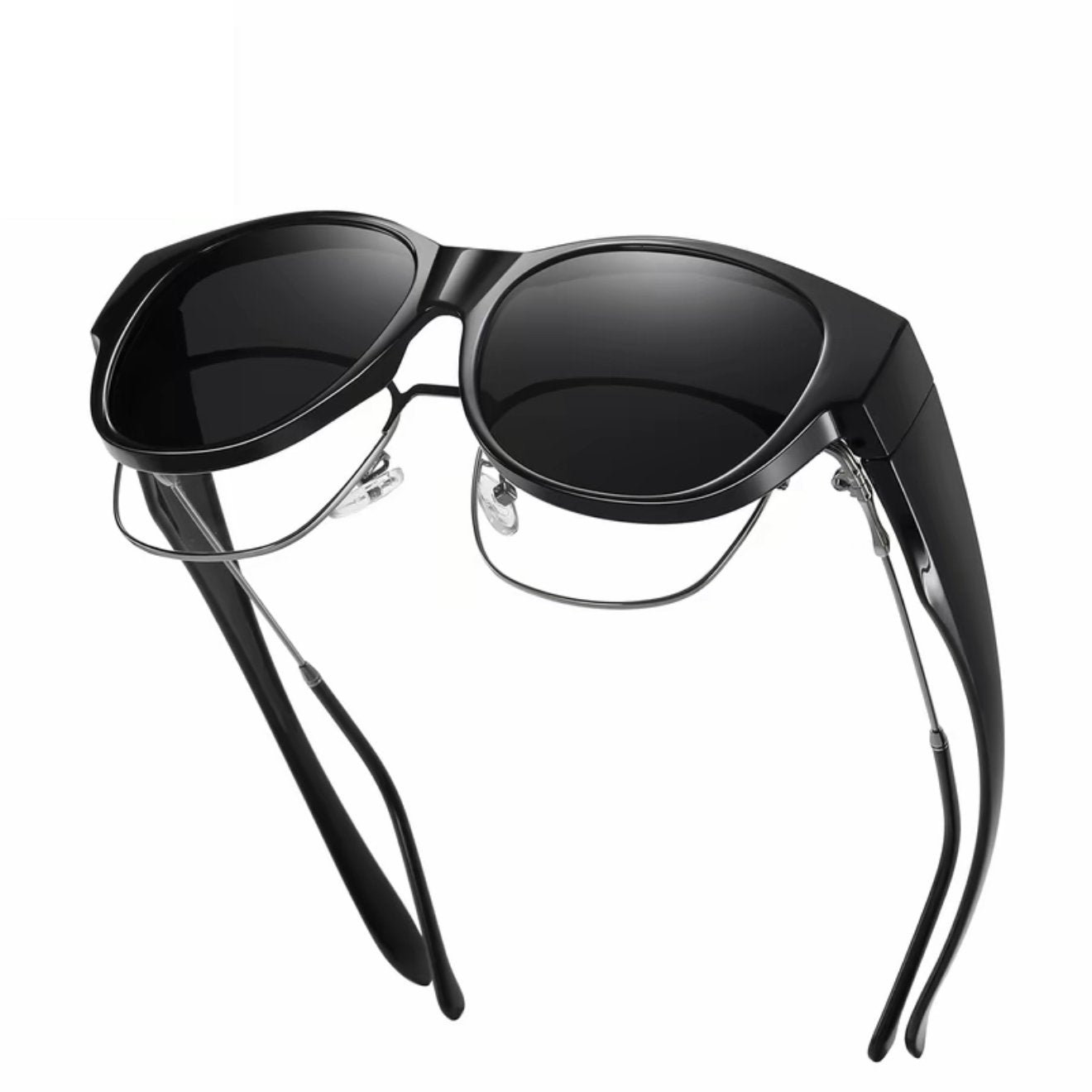 🕶 Neue XL-Cat-Eye-Sonnenbrille mit polarisierenden Gläsern und UV400-Schut