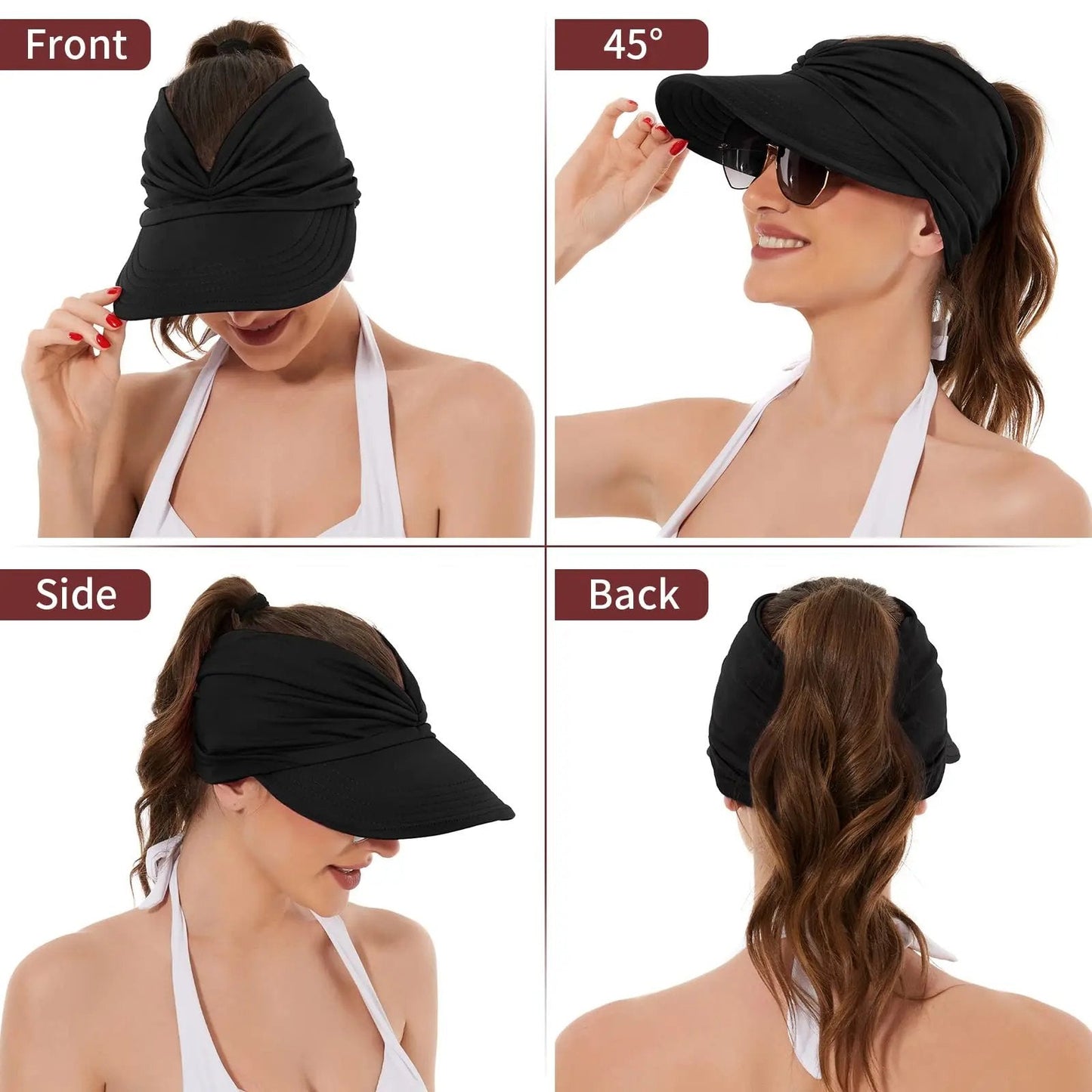 🔥Letzter Tag mit 50 % Rabatt – Damen-Sonnenhut mit UV-Schutz UPF 50+