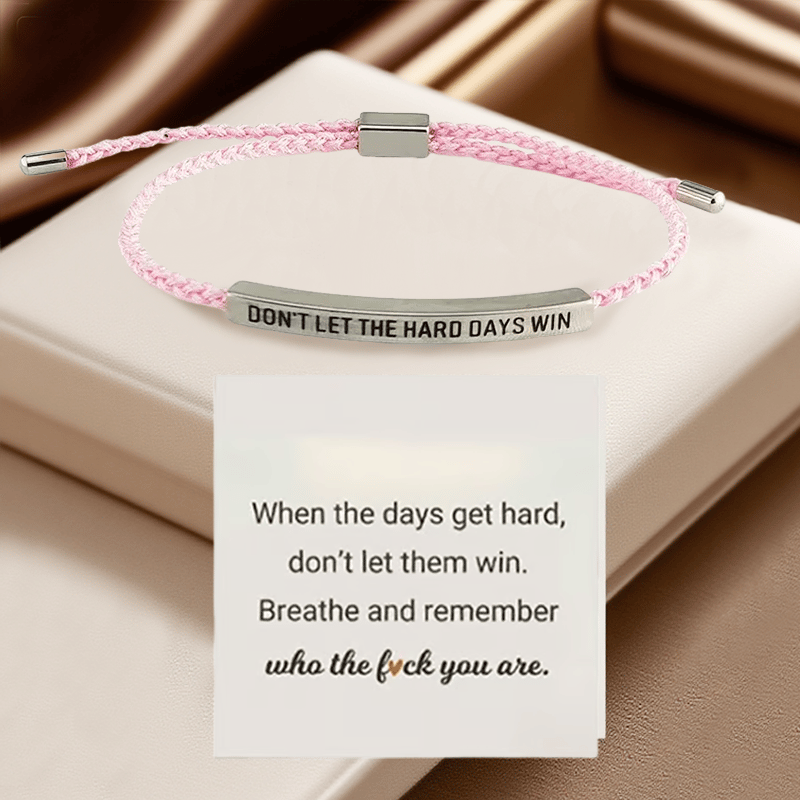 💖Inspirational Bracelet – A Meaningful Reminder To Stay Strong & Keep Going(Buy 2 Free Shipping)