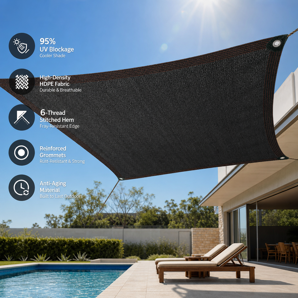 Sun protection is as simple as that! 🔥☀️ I've created a little cool spot for myself 🌱🛡️