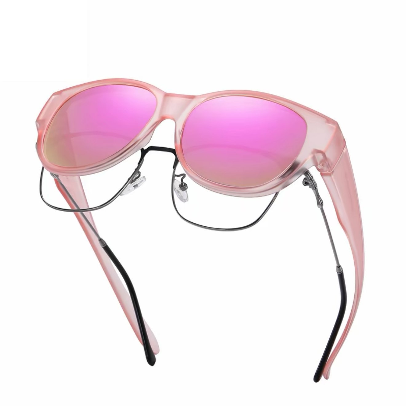 🕶 Neue XL-Cat-Eye-Sonnenbrille mit polarisierenden Gläsern und UV400-Schut