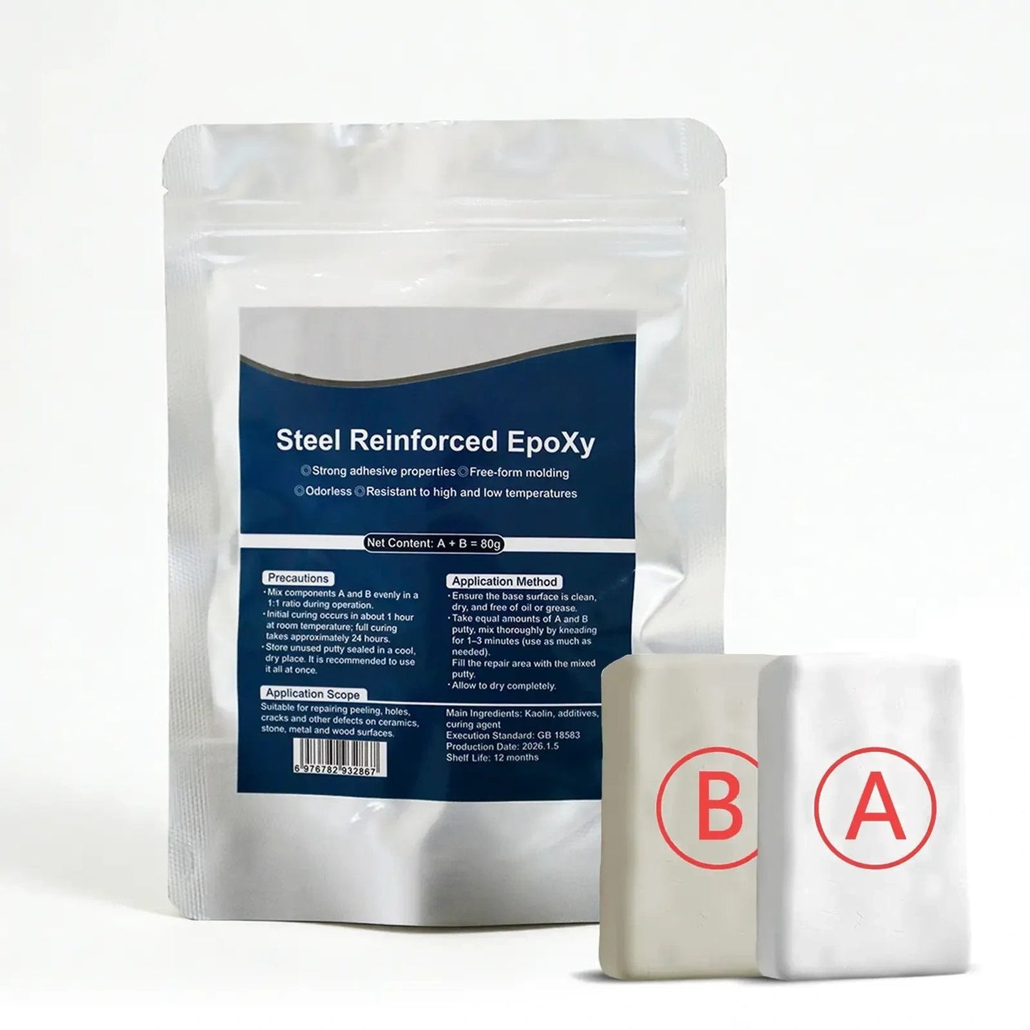 Steel-reinforced epoxy putty – durable repair for metal, wood and concrete