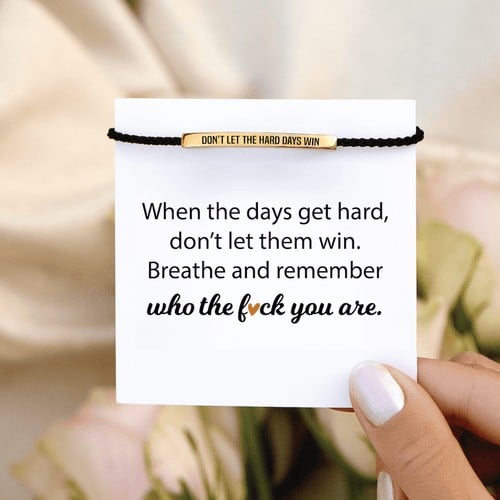 💖Inspirational Bracelet – A Meaningful Reminder To Stay Strong & Keep Going(Buy 2 Free Shipping)