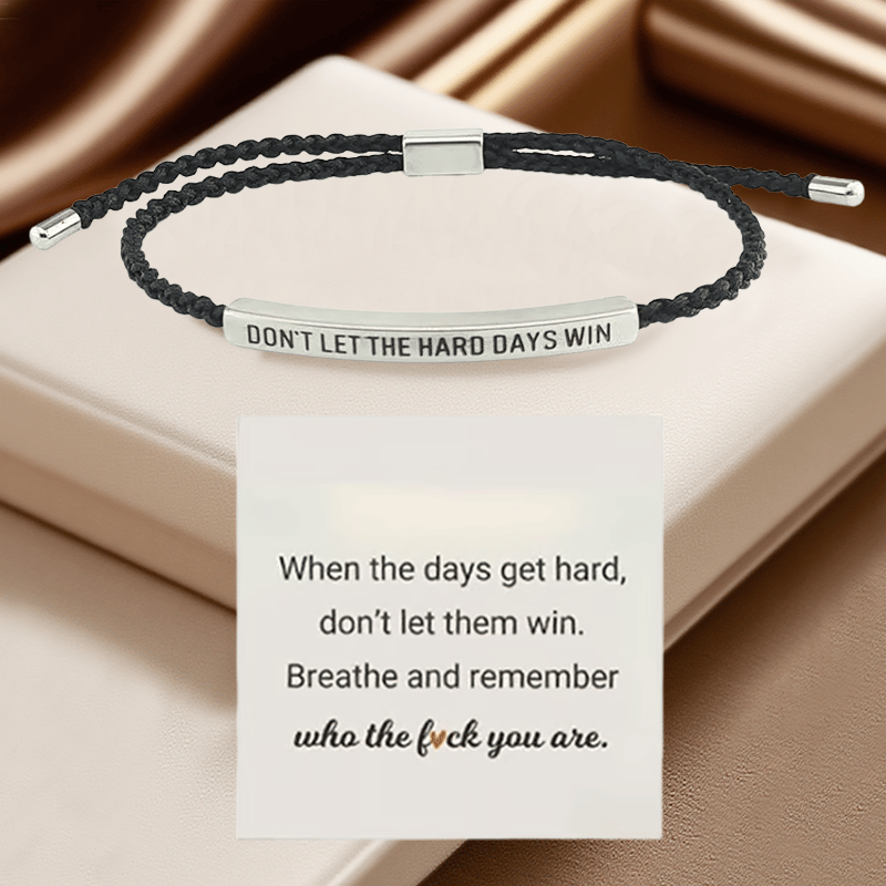 💖Inspirational Bracelet – A Meaningful Reminder To Stay Strong & Keep Going(Buy 2 Free Shipping)
